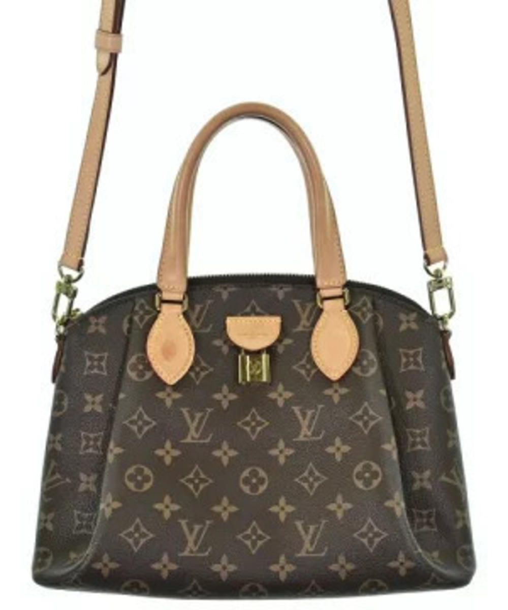 Louis Vuitton Monogram Rivoli handbag brown canvas leather